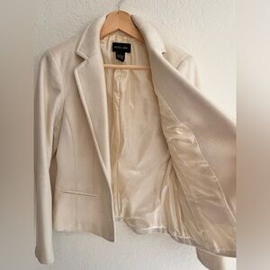 Vintage Focus 2000 Bone Wool Woman’s Blazer